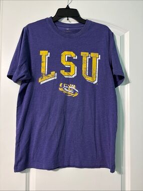 Colosseum Purple and Gold LSU Short Sleeve Tee